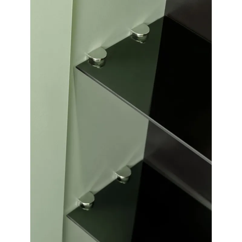 Pakabinamas LED veidrodis-spintelė SAMBA GREEN, 80x19x78 cm