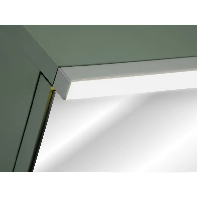 Pakabinamas LED veidrodis-spintelė SAMBA GREEN, 80x19x78 cm