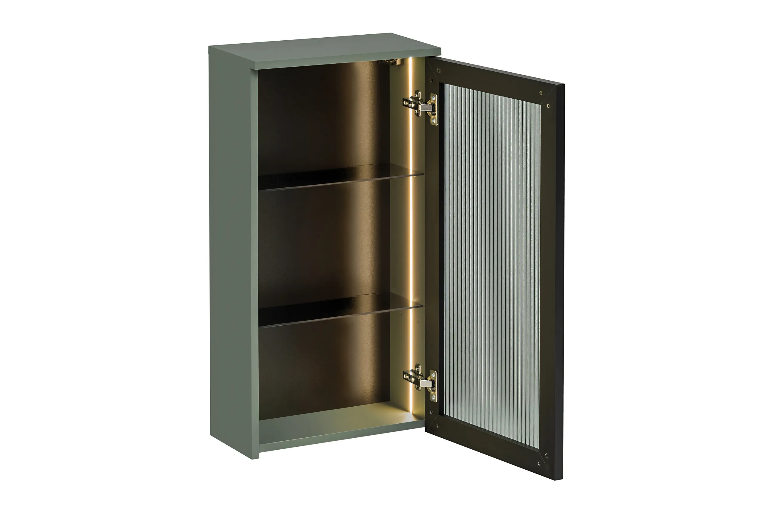 Pakabinama LED vonios spintelė SAMBA GREEN, 40x19x78 cm