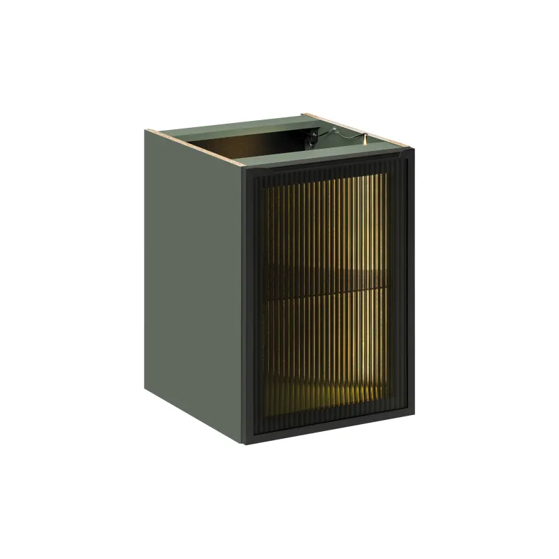 Pakabinama LED vonios spintelė SAMBA GREEN, 40x46x59 cm