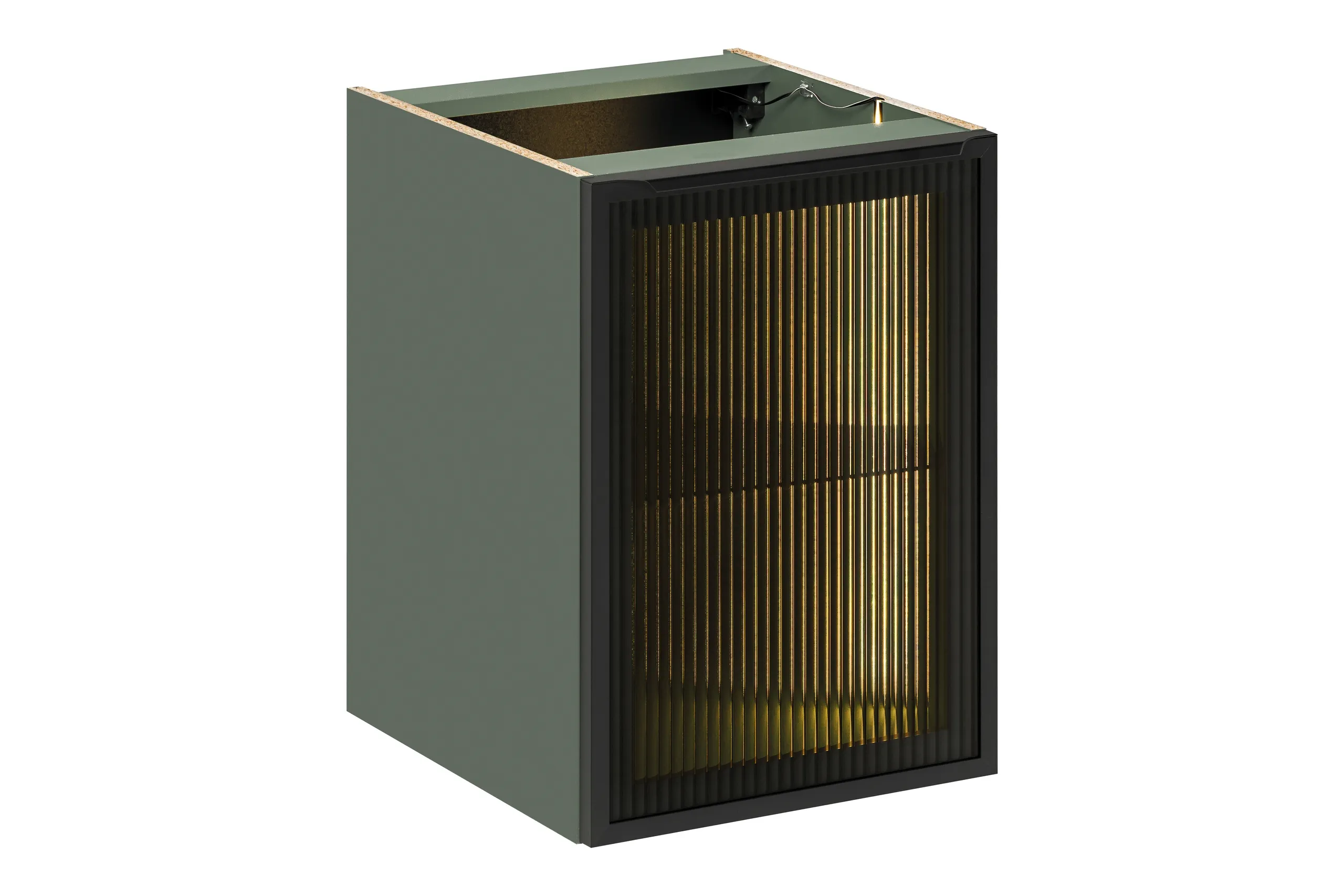 Pakabinama LED vonios spintelė SAMBA GREEN, 40x46x59 cm