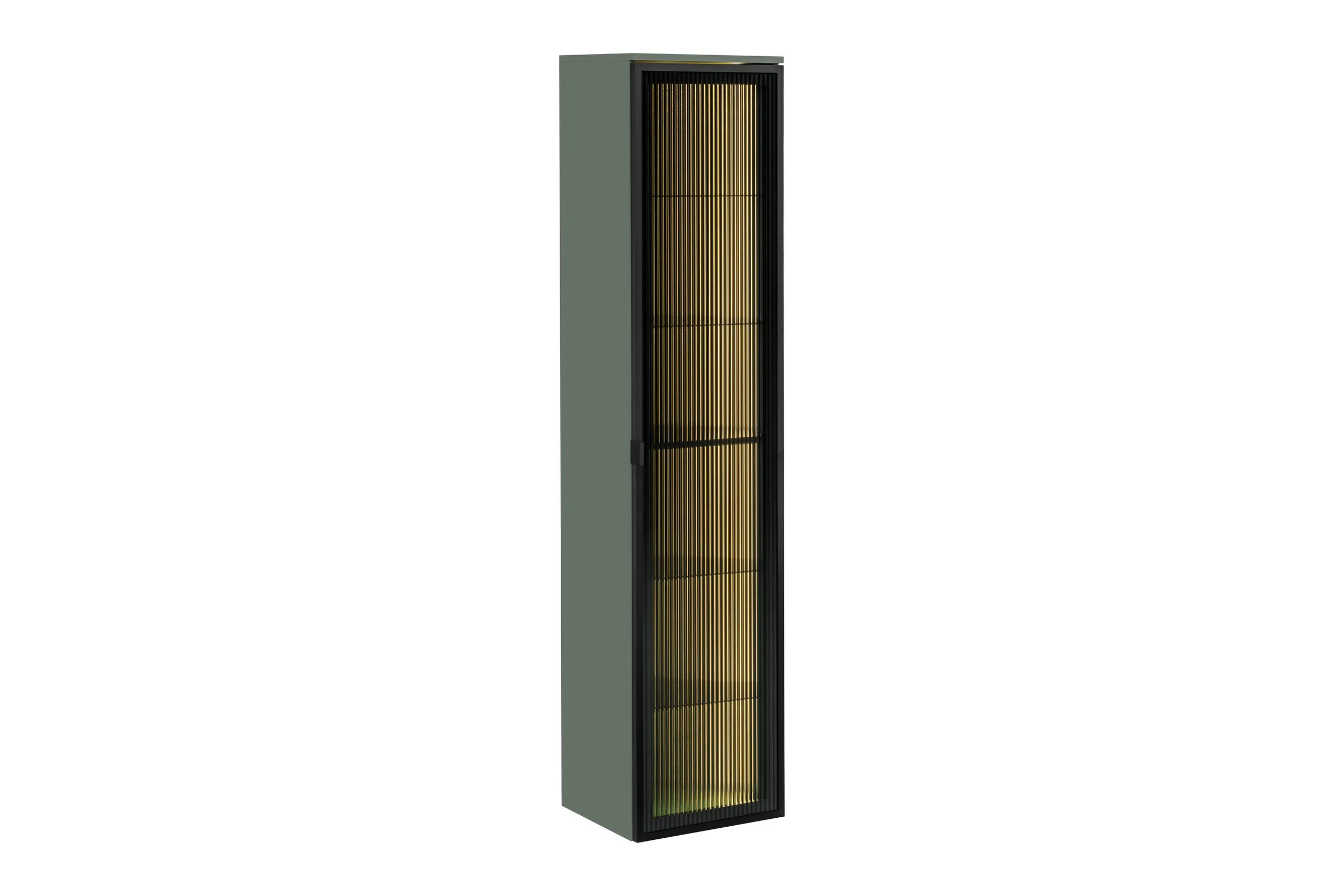 Pakabinama LED vonios spintelė SAMBA GREEN, 40x35x172 cm