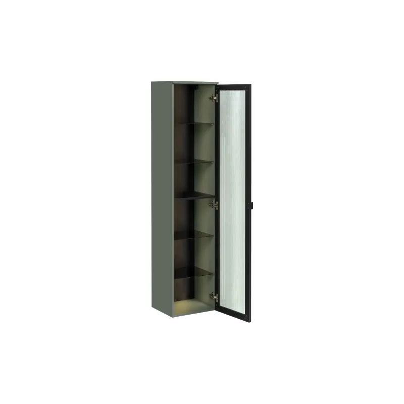 Pakabinama LED vonios spintelė SAMBA GREEN, 40x35x172 cm