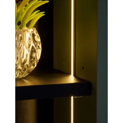 Pakabinama LED vonios spintelė SAMBA GREEN, 40x35x172 cm