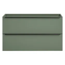Vonios spintelė su stalviršiumi SAMBA GREEN, 100x46x59 cm