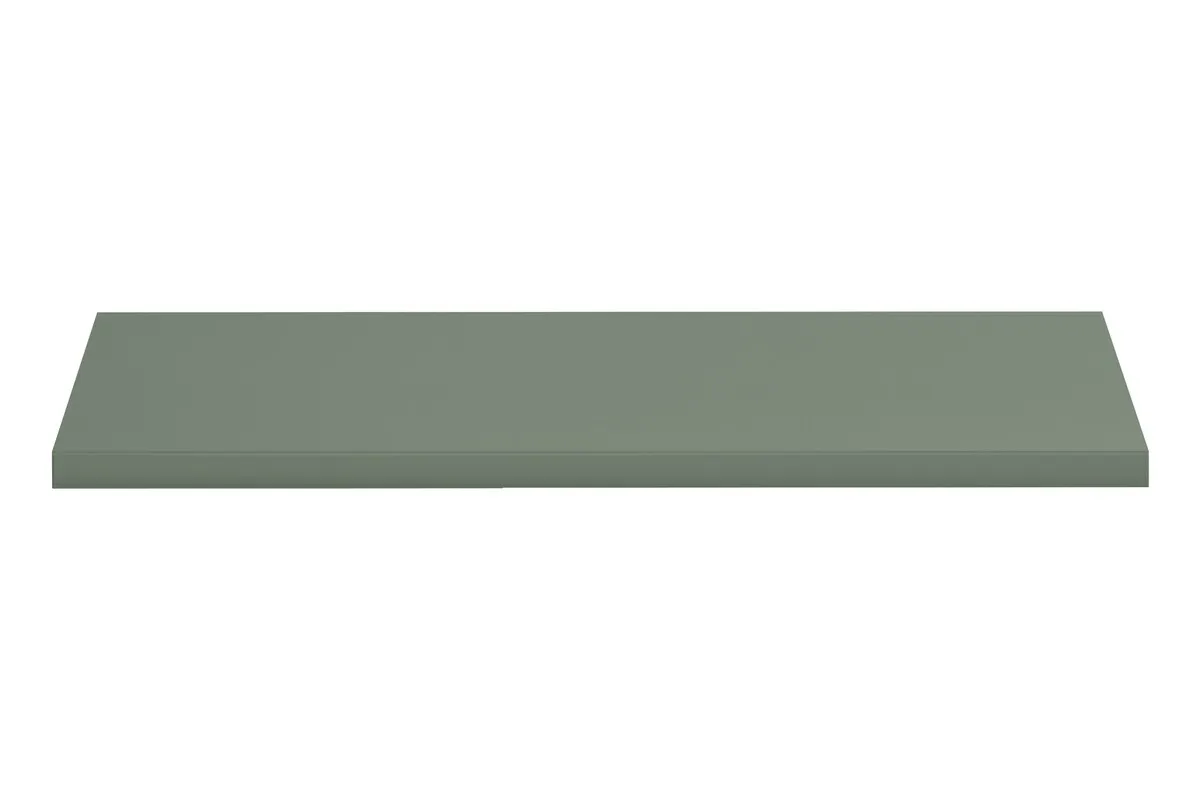 Vonios spintelė su skalbinių krepšiu SAMBA GREEN, 120x46x59 cm