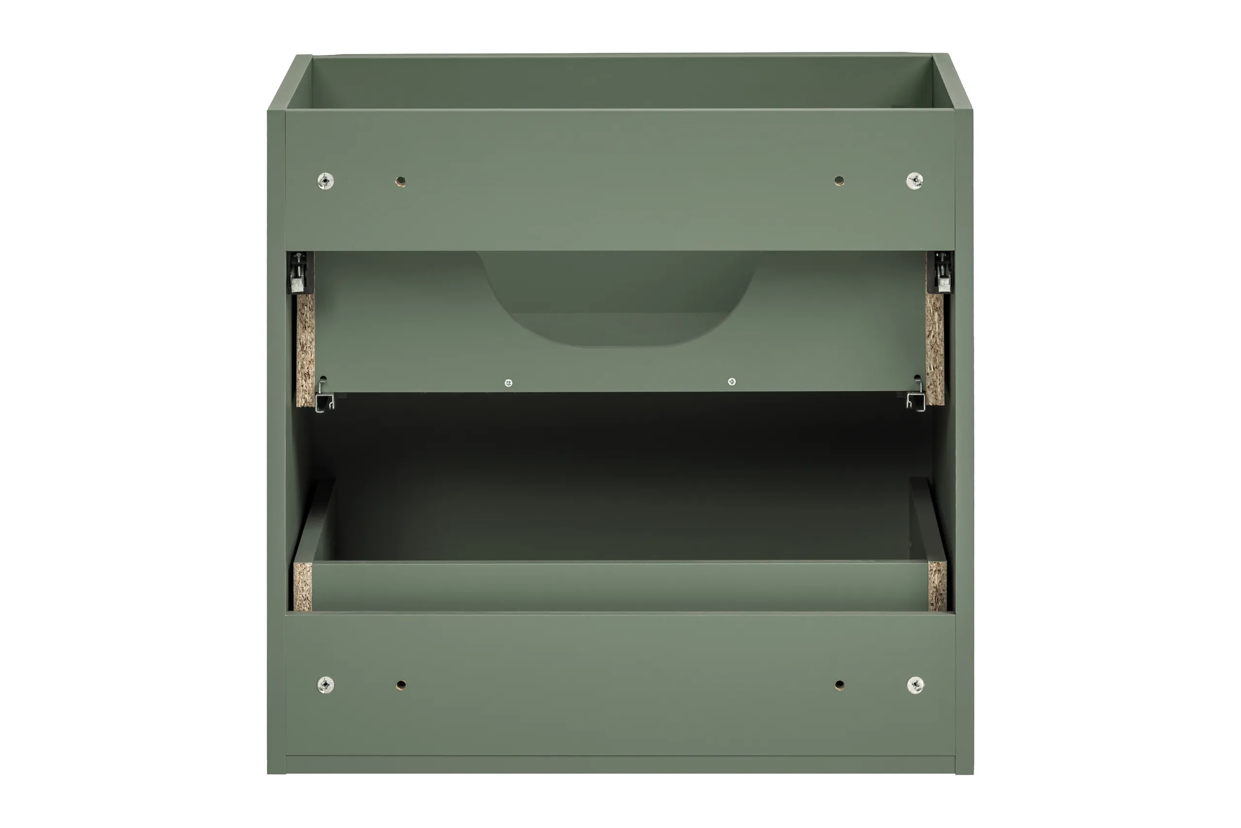 Vonios spintelė su praustuvu SAMBA GREEN B, 61x46x59 cm
