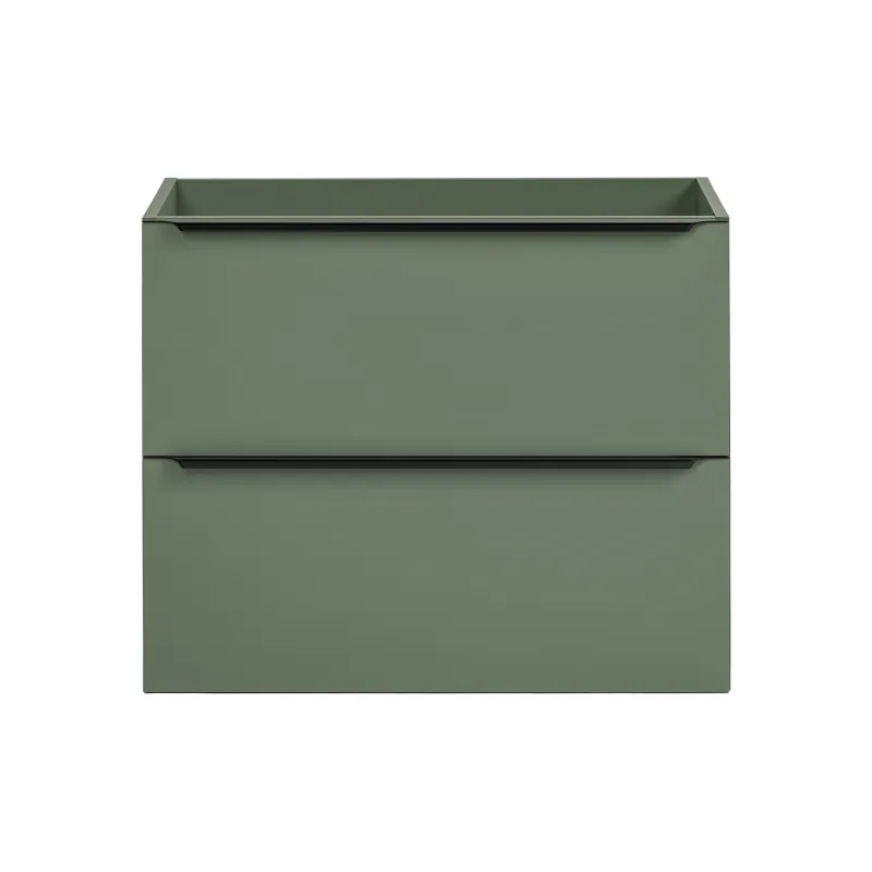 Vonios spintelė su stalviršiumi SAMBA GREEN, 70x46x59 cm