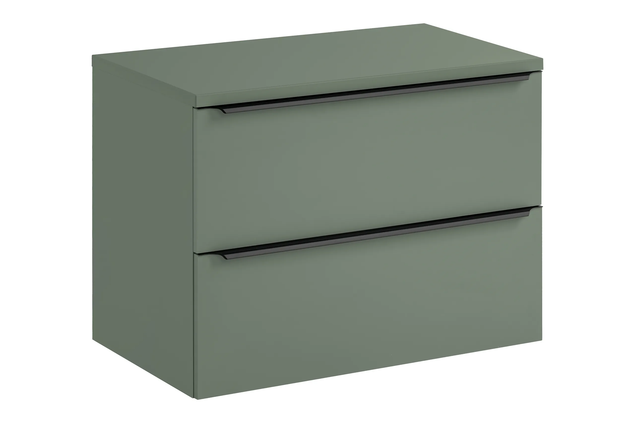Vonios spintelė su stalviršiumi SAMBA GREEN, 80x46x59 cm