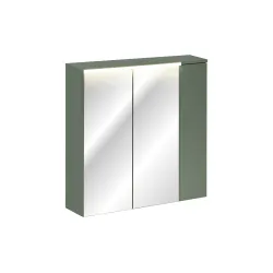 Pakabinamas LED veidrodis-spintelė SAMBA GREEN, 60x19x78 cm