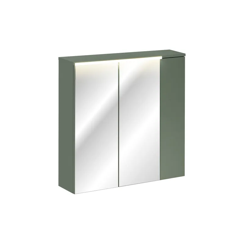 Pakabinamas LED veidrodis-spintelė SAMBA GREEN, 60x19x78 cm