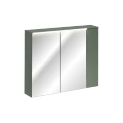 Pakabinamas LED veidrodis-spintelė SAMBA GREEN, 80x19x78 cm