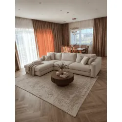 Žurnalinis staliukas SF868, riešutmedžio, 80x80x34 cm