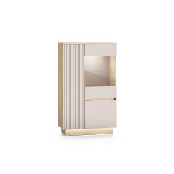 Vitrina HILA su LED apšvietimu, 90x40x150 cm