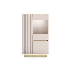 Vitrina HILA su LED apšvietimu, 90x40x150 cm
