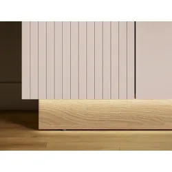 Vitrina HILA su LED apšvietimu, 90x40x150 cm