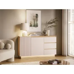 Komoda HILA su LED apšvietimu, 150x40x85 cm