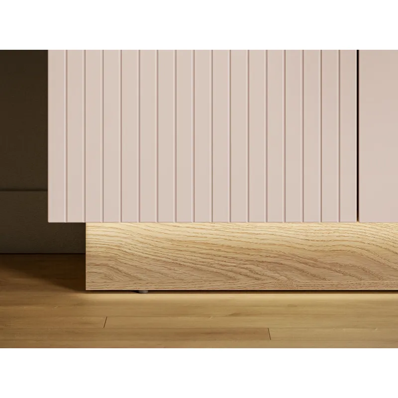 TV spintelė HILA su LED apšvietimu, 150x40x50 cm