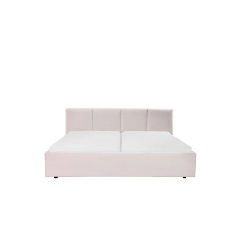 Lova 180x200 cm CAPRIA su patalynės dėže, beige