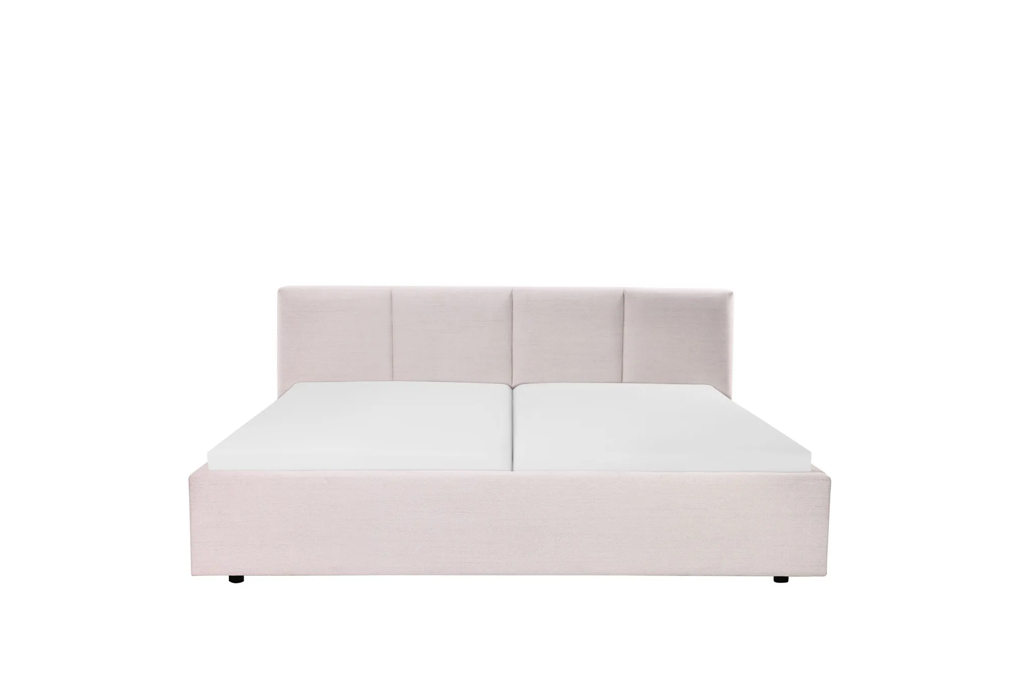 Lova 180x200 cm CAPRIA su patalynės dėže, beige
