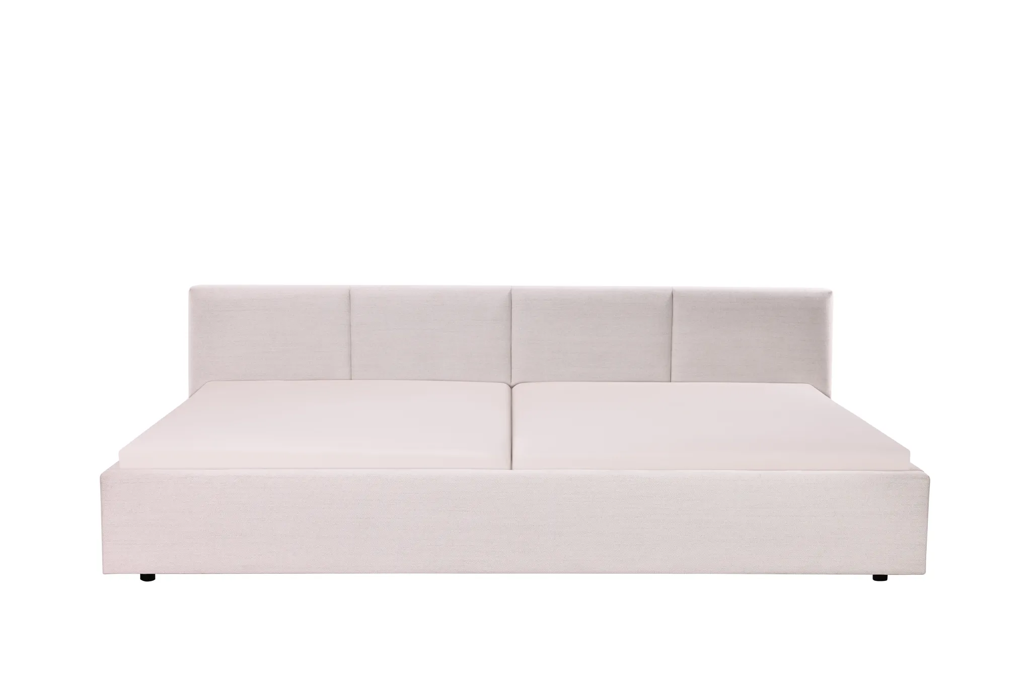 Lova 240x200 cm CAPRIA su patalynės dėže, beige