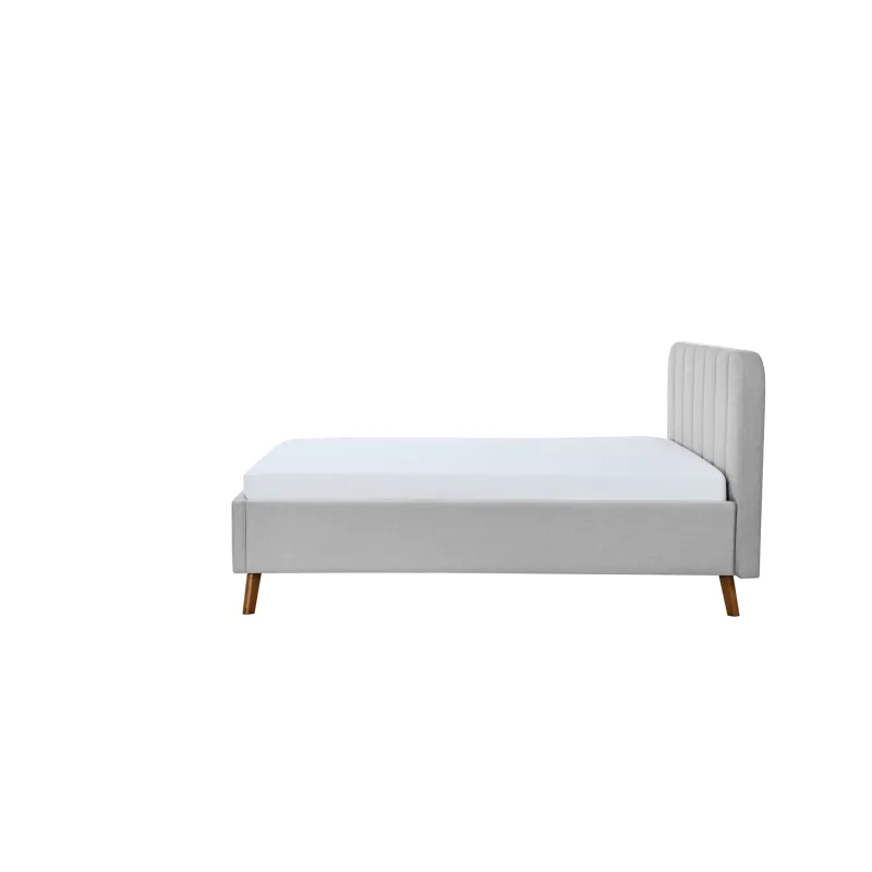 Lova 140 cm OSLO, pilka