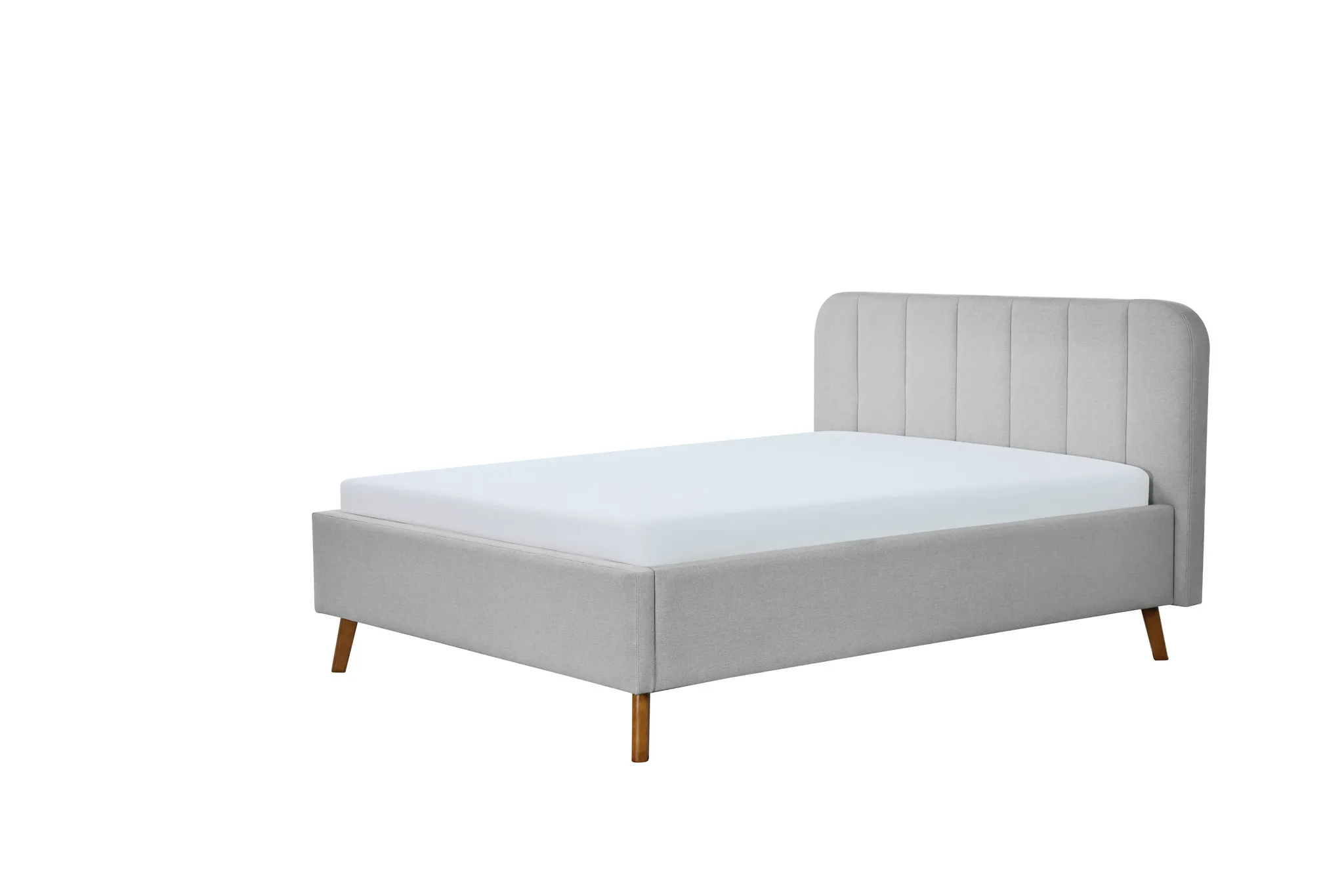 Lova 140 cm OSLO, pilka