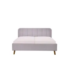 Lova 180 cm OSLO, pilka