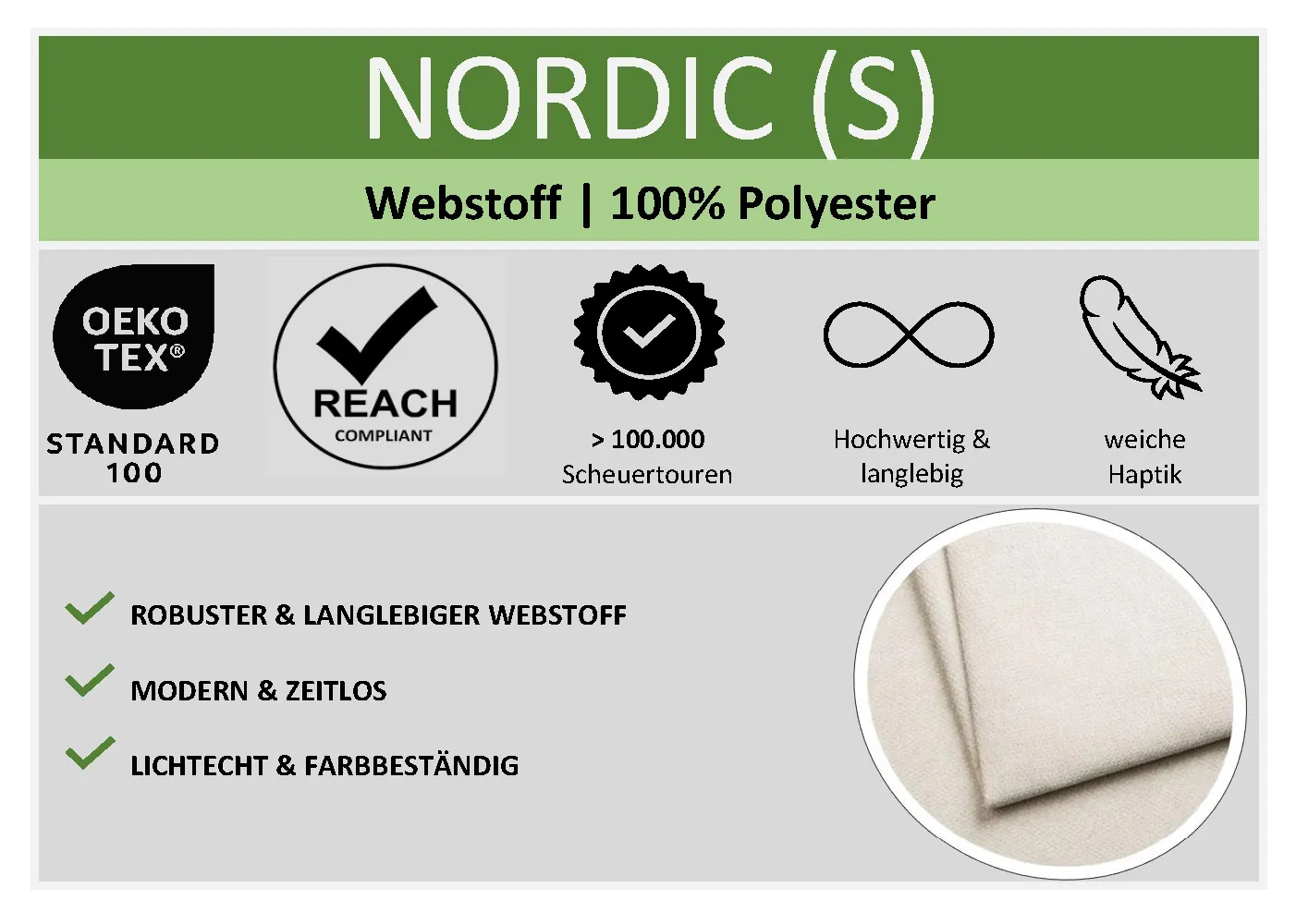 Lova 140 cm OSLO su patalynės dėže, dramblio kaulo