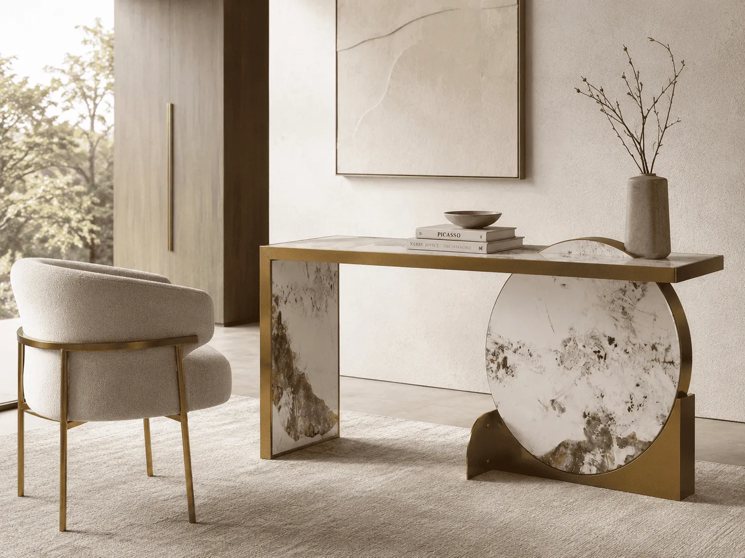 Konsolė MODI M9, 160x35x85 cm