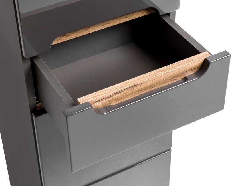 vonios spintelė, su "softclose" tylaus uždarymo sistema, medinė 